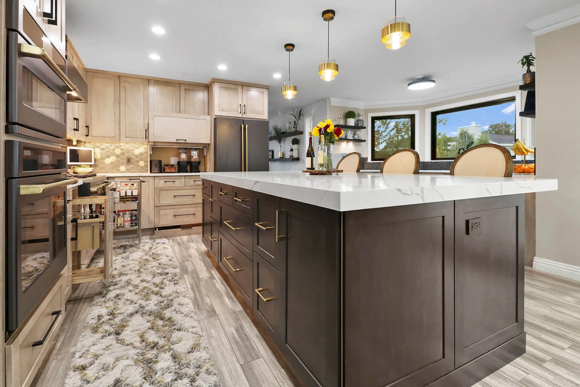 Creating a cohesive look with custom cabinets
